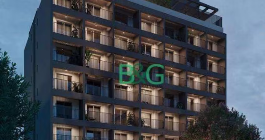 Studio com 1 dormitório à venda, 27 m² por R$ 243.519,00 - Vila Firmiano Pinto - São Paulo/SP