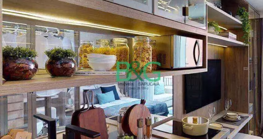 Apartamento com 1 dormitório à venda, 32 m² por r$ 323.700,00 - belenzinho - são paulo/sp