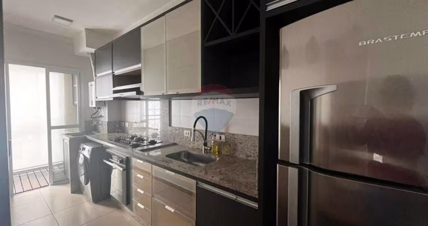 Apartamento à VENDA no H.O.M.E - Mobiliado - 2 dormitórios, 1 suíte 2 vagas de garagem - Bragança Paulista