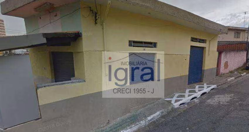 Terreno para renda com 3 casas e 2 salões à venda, 237 m² por R$ 1.200.000 - Jabaquara - São Paulo/SP