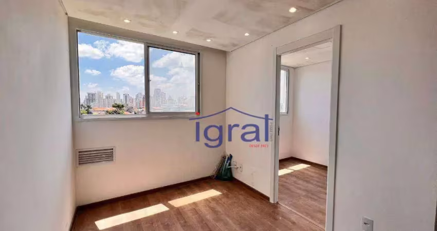Apartamento com 2 dormitórios à venda, 36 m² por r$ 235.000,00 - vila santa catarina - são paulo/sp