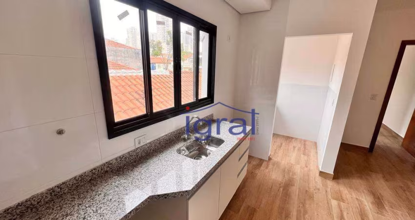 Apartamento com 1 dormitório para alugar, 33 m² por R$ 1.785,00/mês - Vila Guarani - São Paulo/SP
