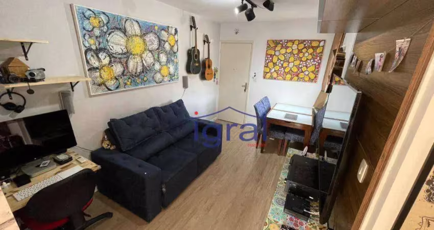 Apartamento com 2 dormitórios à venda, 50 m² por r$ 365.000,00 - vila guarani - são paulo/sp