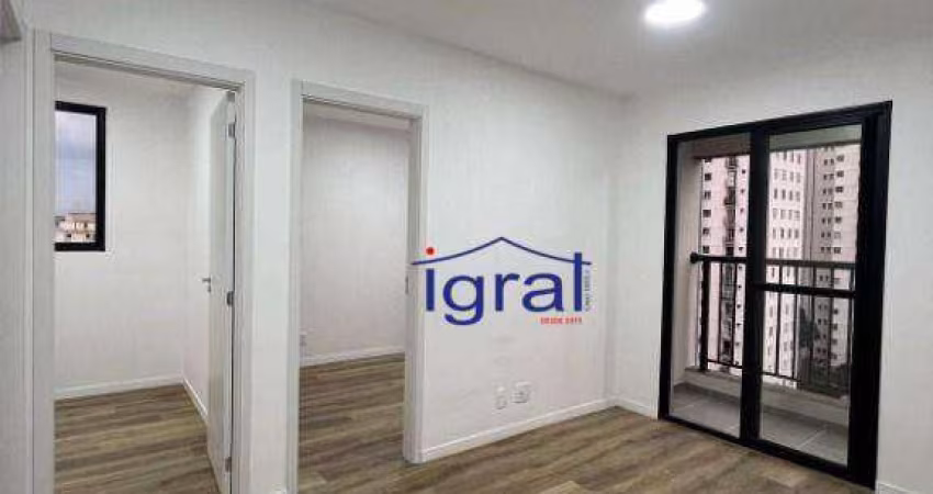Apartamento com 2 dormitórios para alugar, 42 m² por R$ 3.217,80/mês - Vila Mira - São Paulo/SP