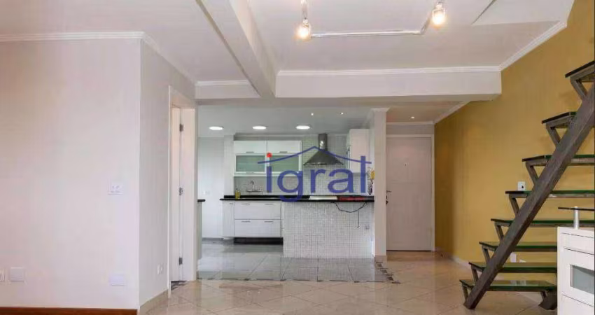 Apartamento Duplex com 2 dormitórios, 142 m² - venda por R$ 775.000,00 ou aluguel por R$ 6.043,00/mês - Vila Guarani - São Paulo/SP