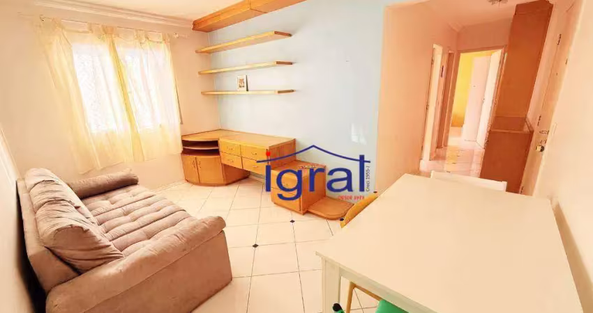 Apartamento semi mobilado com 2 dormitórios para alugar, 55 m² por r$ 3.164/mês - vila guarani (zona sul) - são paulo/sp