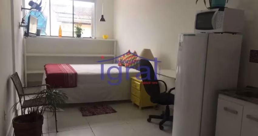 Apartamento mobiliado com 1 dormitório para alugar, 35 m² por r$ 2.300/mês - praça da árvore