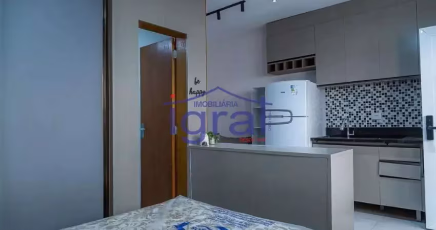 Studio mobiliado com 1 dormitório para alugar, 24 m² por r$ 2.800/mês - vila monte alegre - são paul
