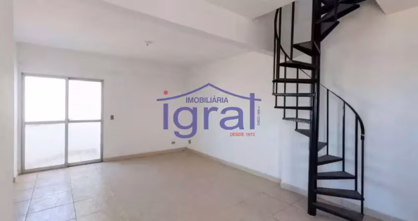 Cobertura com 1 dormitório para alugar, 146 m² por r$ 3.864,00/mês - vila do encontro - são paulo/sp