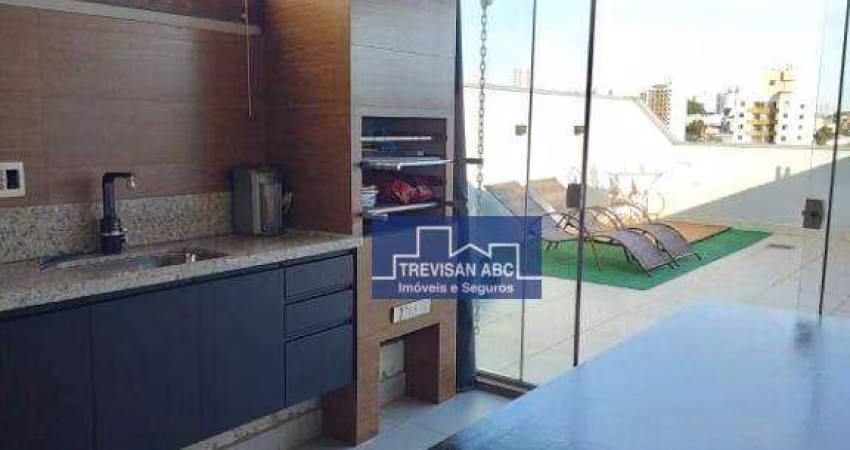 Cobertura com 2 dormitórios à venda, 134 m² - Vila Valparaíso - Santo André/SP