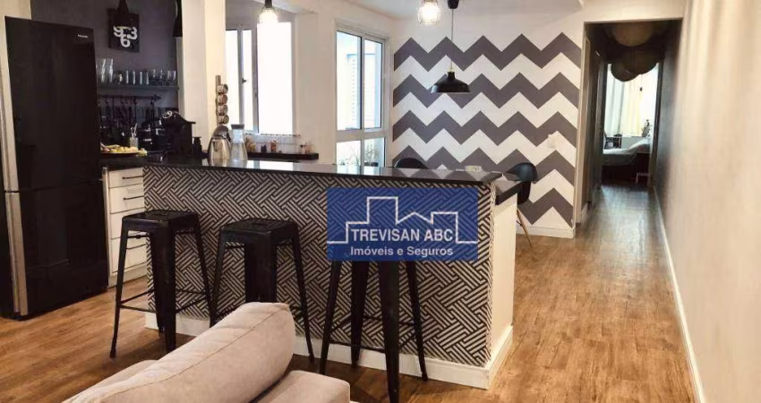 Apartamento com 3 dormitórios à venda, 150 m² - Vila Curuçá - Santo André/SP