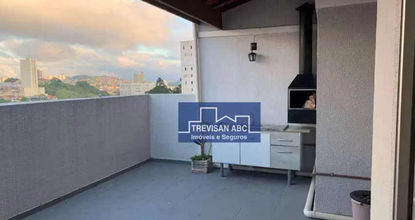 Cobertura com 2 dormitórios à venda, 96 m² por R$ 380.000,00 - Parque São Vicente - Mauá/SP