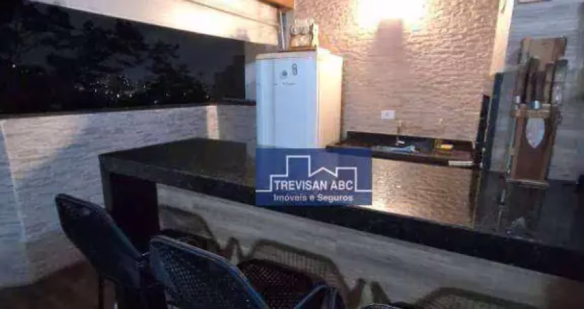 Cobertura com 2 dormitórios à venda, 96 m² - jardim paraíso - santo andré/sp