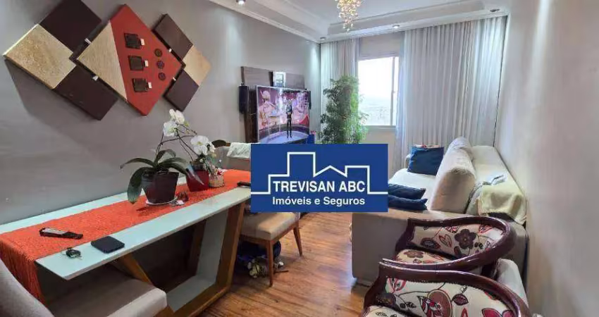 Apartamento com 2 dormitórios à venda, 51 m² - Parque das Nações - Santo André/SP