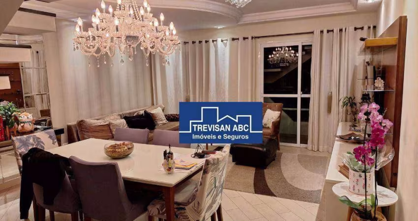 Apartamento Triplex com 3 dormitórios à venda, 187 m² - Santa Maria - Santo André/SP
