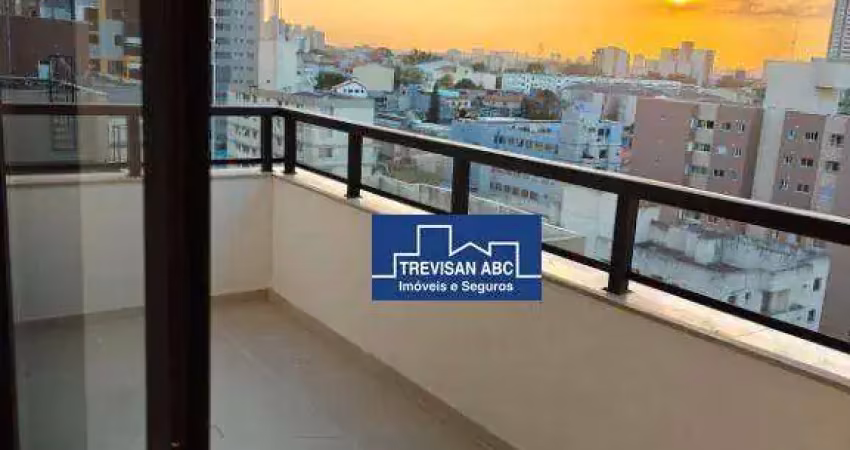 Apartamento com 3 dormitórios à venda, 92 m² - Campestre - Santo André/SP