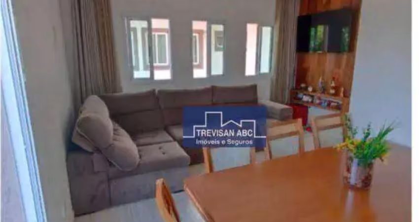 Sobrado com 3 dormitórios à venda, 125 m² - jardim vila rica - santo andré/sp