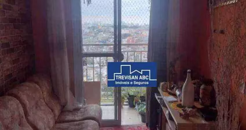Apartamento com 2 dormitórios à venda, 55 m² - jardim santa cristina - santo andré/sp