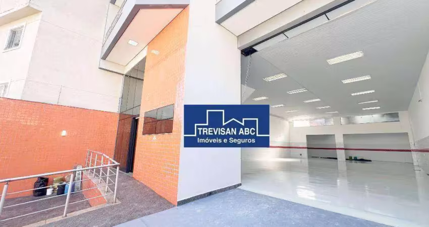 Galpão para alugar, 601 m² - jardim stella - santo andré/sp