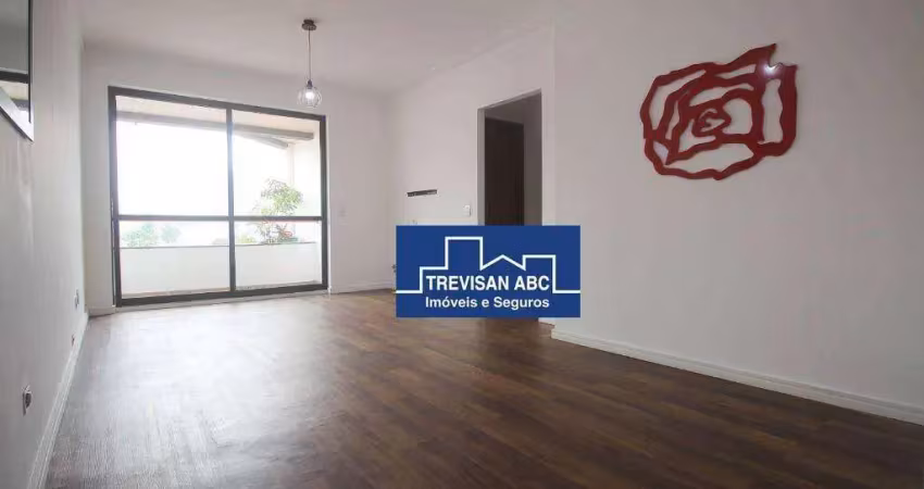 Apartamento com 2 dormitórios para alugar, 80 m² - vila valparaíso - santo andré/sp