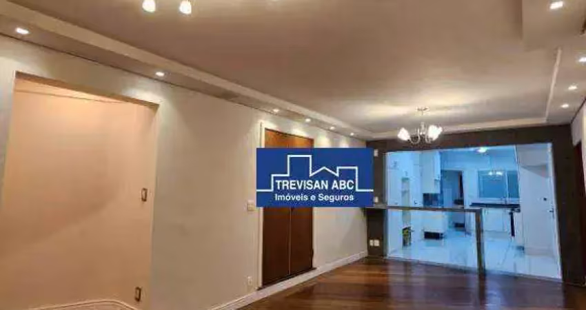 Apartamento com 3 dormitórios à venda, 145 m² - vila valparaíso - santo andré/sp