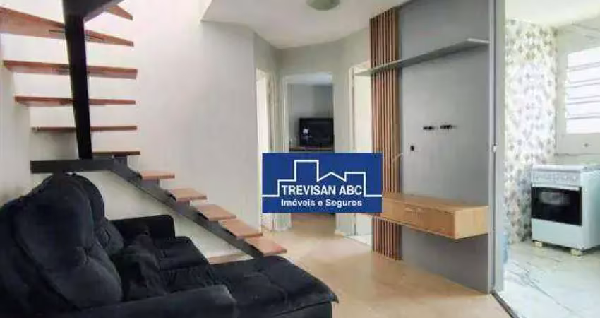 Cobertura com 2 dormitórios para alugar, 88 m² - nova petrópolis - são bernardo do campo/sp