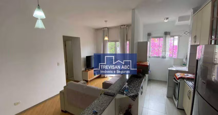 Apartamento com 2 dormitórios para alugar, 54 m² - planalto - são bernardo do campo/sp