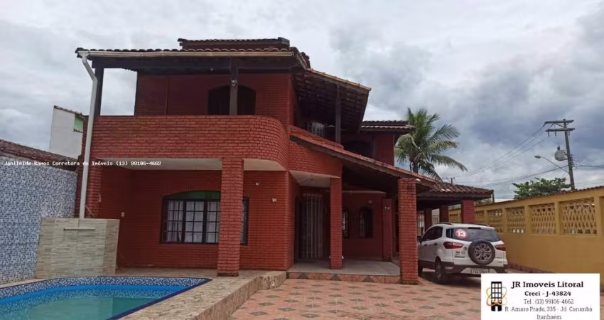 Sobrado para Venda em Mongaguá, Balneário Itaoca, 4 dormitórios, 3 suítes, 4 banheiros, 7 vagas