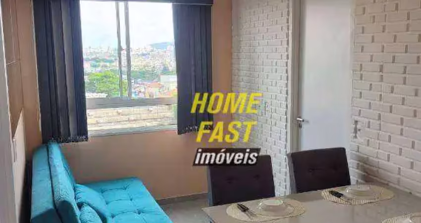 Apartamento com 2 dormitórios à venda, 37 m² por r$ 360.000,00 - vila das bandeiras - guarulhos/sp