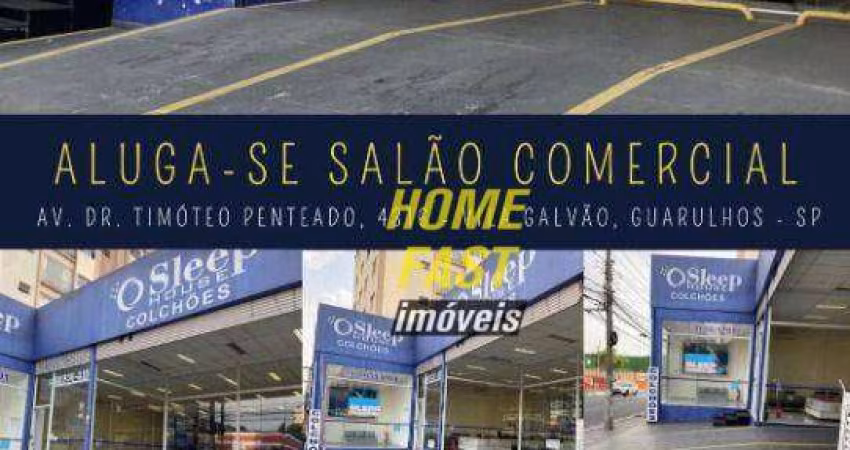 Salão para alugar, 331 m² por R$ 17.000,00/mês - Vila Galvão - Guarulhos/SP