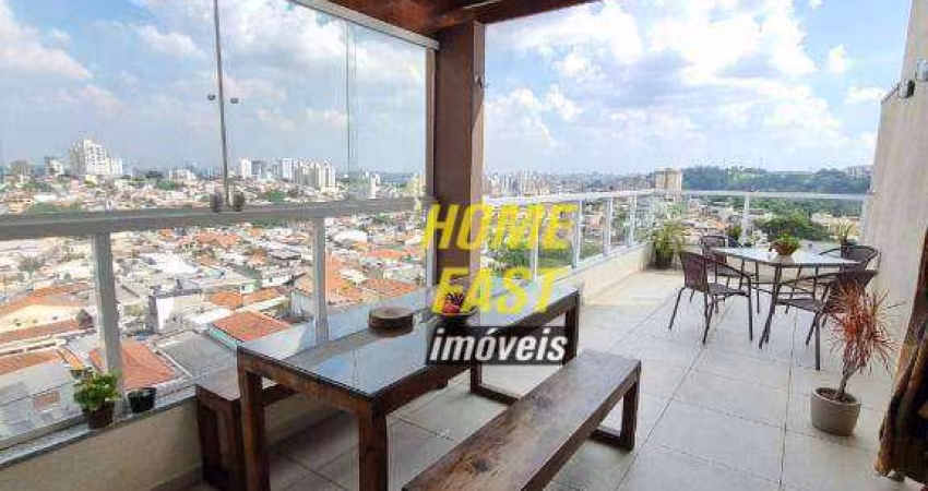 Apartamento com 3 dormitórios à venda, 123 m² por r$ 750.000 - parque continental i - guarulhos/sp