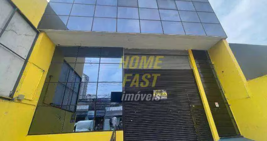 Salão para alugar, 250 m² por r$ 12.000/mês - ponte grande - guarulhos/sp
