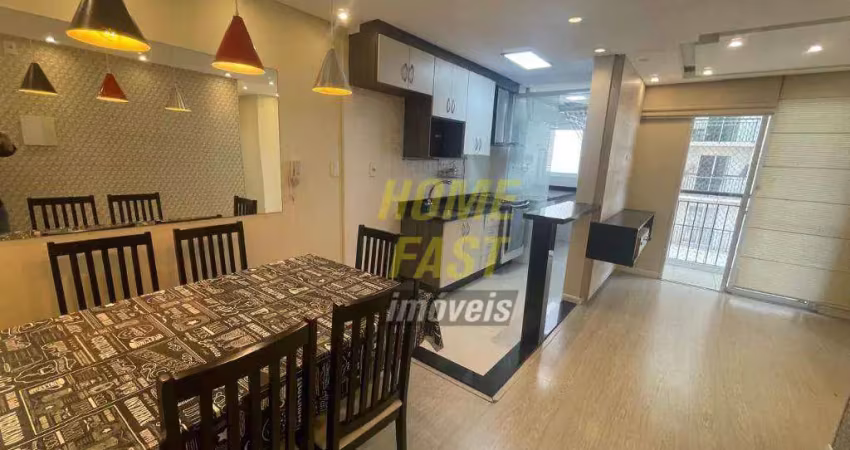Apartamento com 2 dormitórios para alugar, 54 m² por r$ 3.207,00/mês - gopoúva - guarulhos/sp