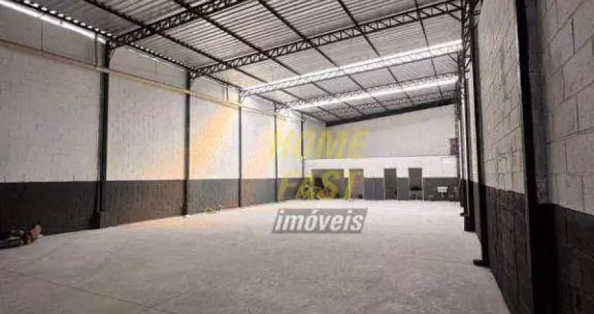 Galpão para alugar, 450 m² por r$ 12.000/mês - cidade industrial satélite de são paulo - guarulhos/sp