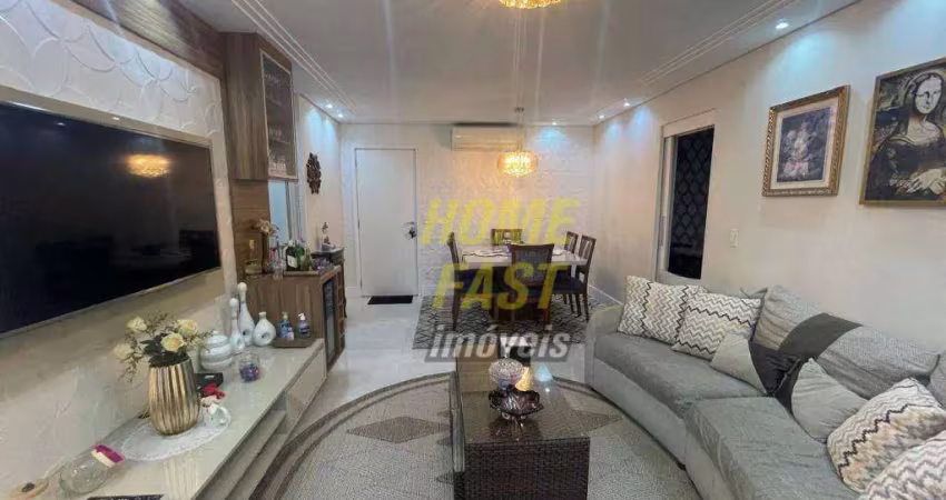 Apartamento com 4 dormitórios à venda, 122 m² por r$ 1.400.000 - jardim flor da montanha - guarulhos/sp