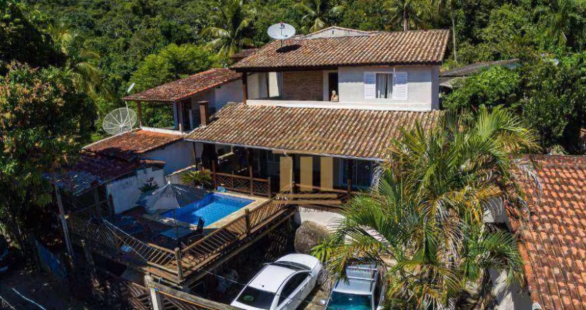 Casa com 3 dormitórios à venda, 250 m² por R$ 1.692.000,00 - Cabaraú - Ilhabela/SP