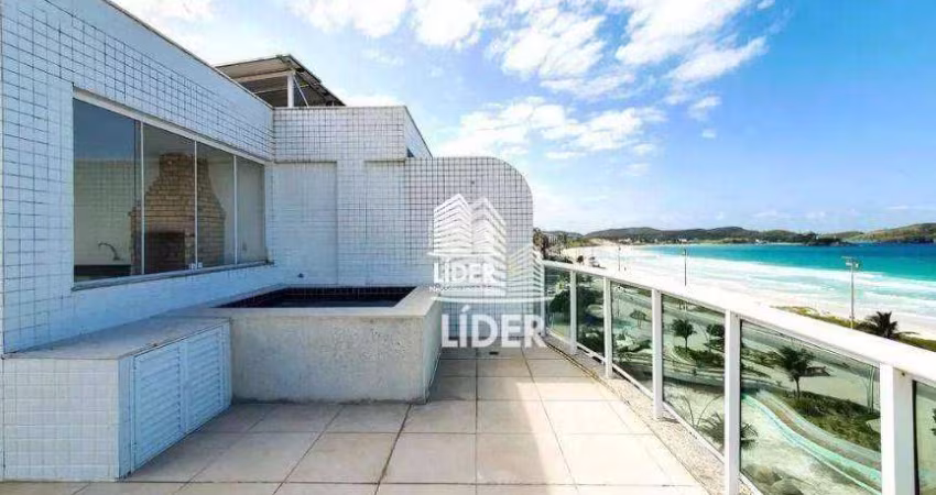 Cobertura com 7 dormitórios à venda, 370 m² por R$ 4.200.000,00 - Praia do Forte - Cabo Frio/RJ