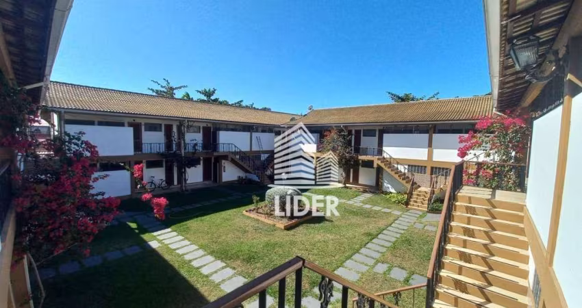 Apartamento com 1 dormitório para alugar, 48 m² por R$ 2.200,00/mês - Portinho - Cabo Frio/RJ
