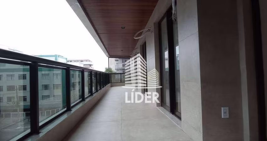Apartamento com 3 dormitórios para alugar, 101 m² por R$ 4.464,65 - Vila Nova - Cabo Frio/RJ