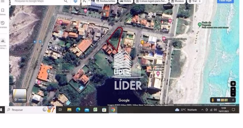 Terreno à venda, 651 m² por R$ 790.000,00 - Foguete - Cabo Frio/RJ