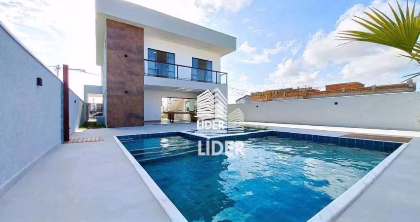 Casa com 4 dormitórios à venda, 210 m² por R$ 1.250.000 - Guriri - Cabo Frio/RJ
