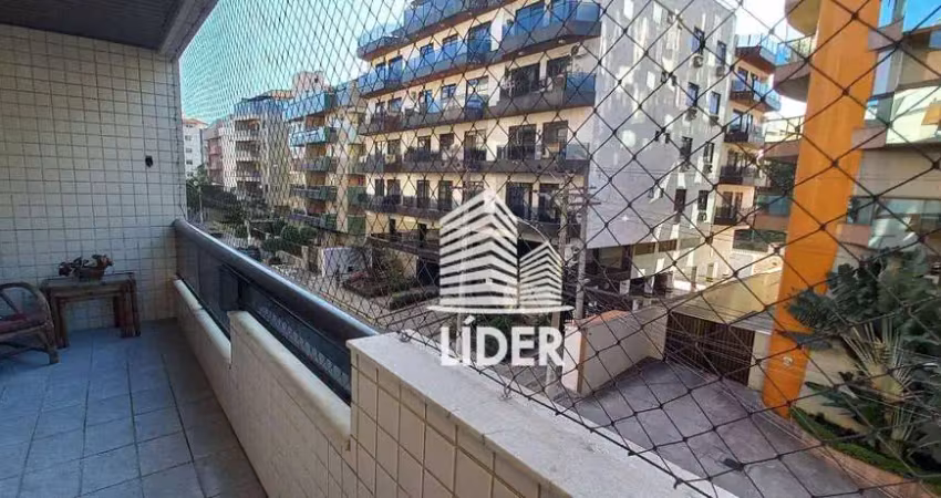 Apartamento com 3 dormitórios à venda, 121 m² por r$ 750.000 - passagem - cabo frio/rj