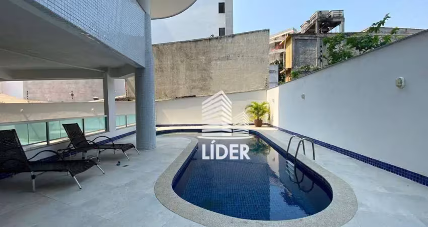 Apartamento com 3 dormitórios, 156 m² - venda por r$ 850.000,00 ou aluguel por r$ 4.680,00/ano - passagem - cabo frio/rj