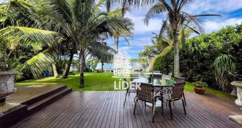 Casa com 6 dormitórios à venda, 650 m² por r$ 12.000.000,00 - passagem - cabo frio/rj