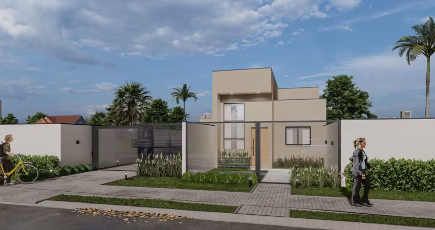 Casas novas e modernas no cajuru - 47m² - r$349.000 - curitiba, pr