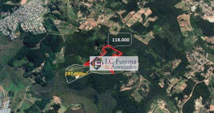Área à venda, 297000 m² por R$ 18.000.000,00 - Água Espraiada (Caucaia do Alto) - Cotia/SP