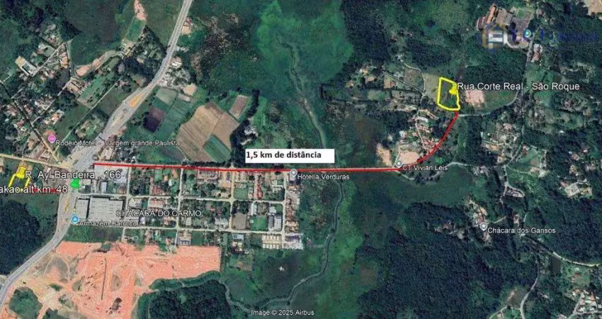 Terreno à venda, 6692 m² por r$ 1.060.000,00 - chácara santa lúcia - são roque/sp