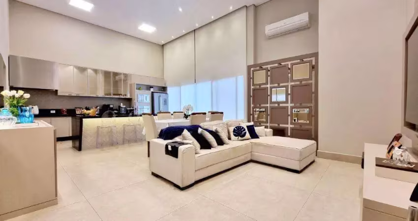 Casa à venda em americana, jardim tripoli, com 3 suítes, com 222 m², condominio residencial tripoli
