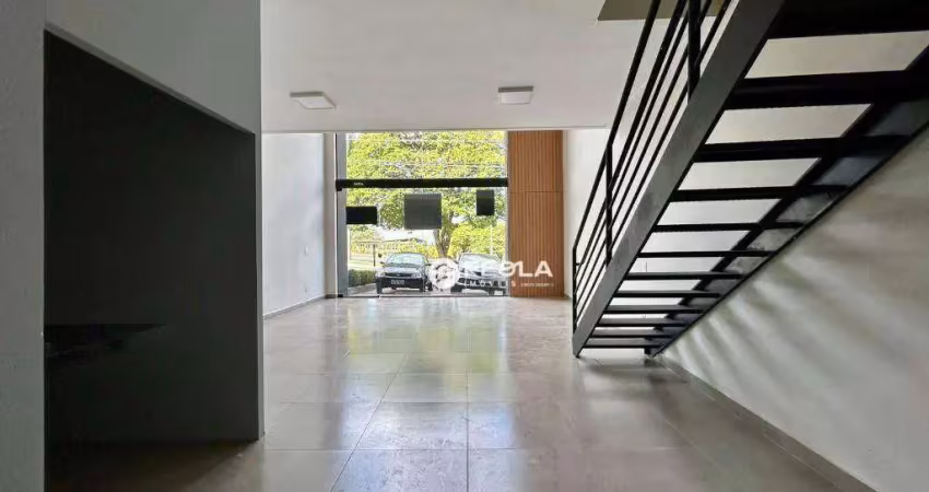 Salão para alugar, 100 m² por r$ 3.635,00/mês - vila belvedere - americana/sp