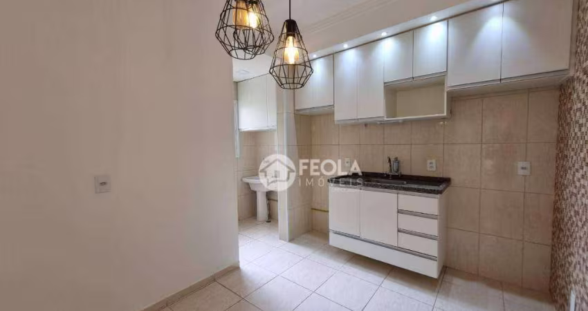 Apartamento com 2 dormitórios à venda, 60 m² por R$ 245.000,00 - Parque Fabrício - Nova Odessa/SP